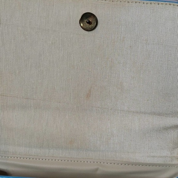 Turquoise Vintage Clutch with Snap Closure - Picture 5 of 9